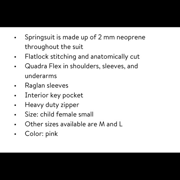 💜Body Glove Girls Springsuit WetSuit - Picture 4 of 4